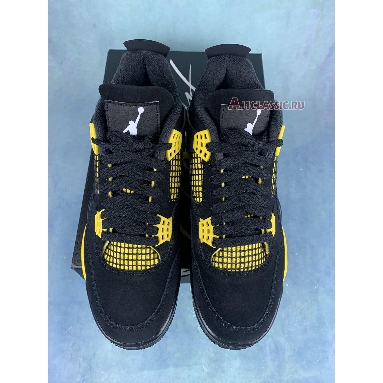 Air Jordan 4 Retro Thunder DH6927-017 Black/Tour Yellow Sneakers