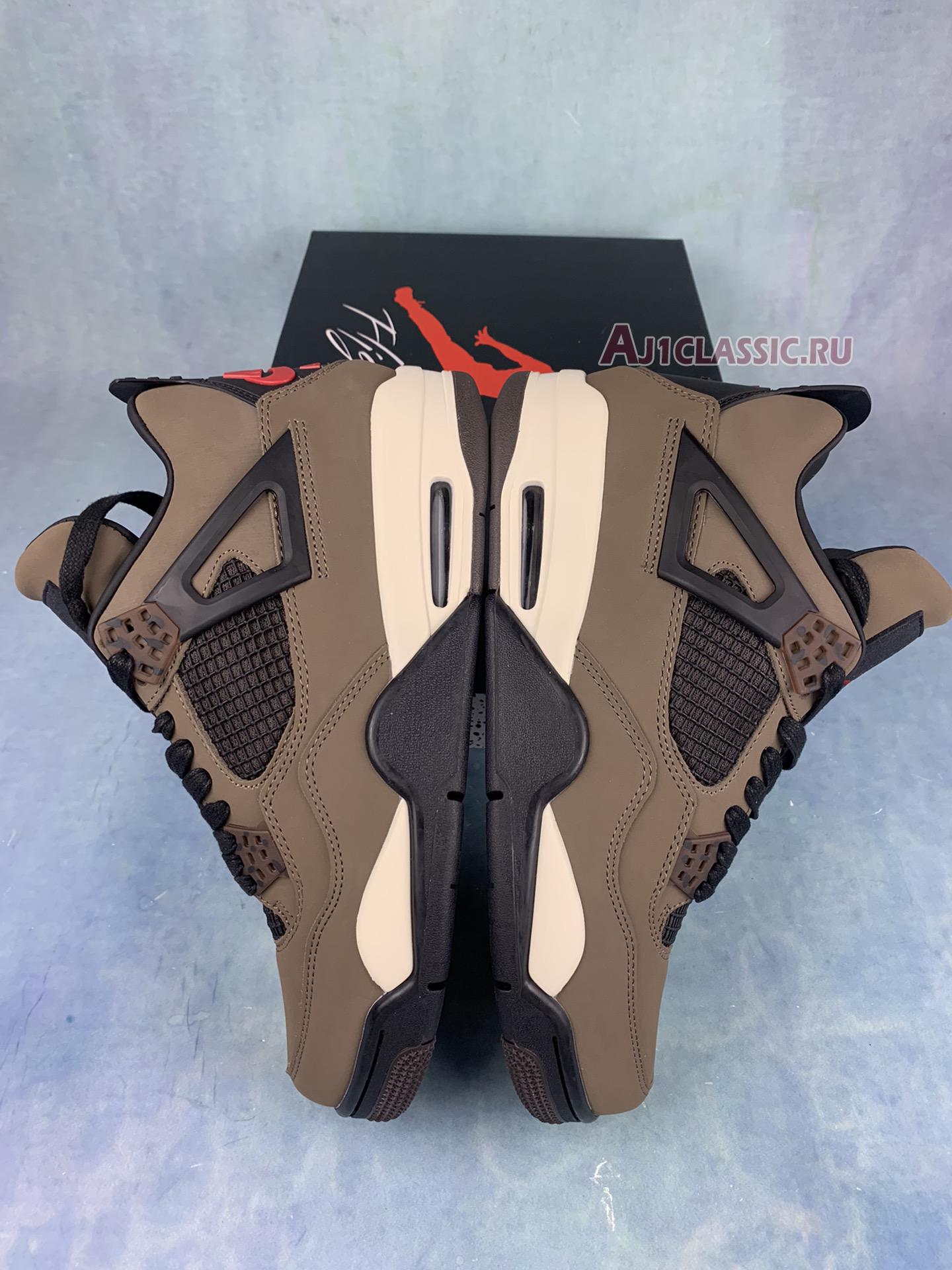 New Travis Scott x Air Jordan 4 "Dark Mocha" AJ4-882335-2 Shoes