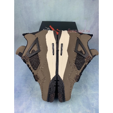 Travis Scott x Air Jordan 4 Dark Mocha AJ4-882335-2 Dark Mocha/Sail-Cool Grey - Verd Mens Womens Shoes