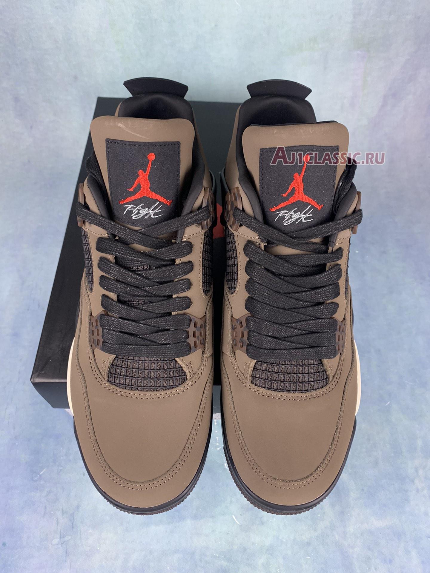 New Travis Scott x Air Jordan 4 "Dark Mocha" AJ4-882335-2 Shoes