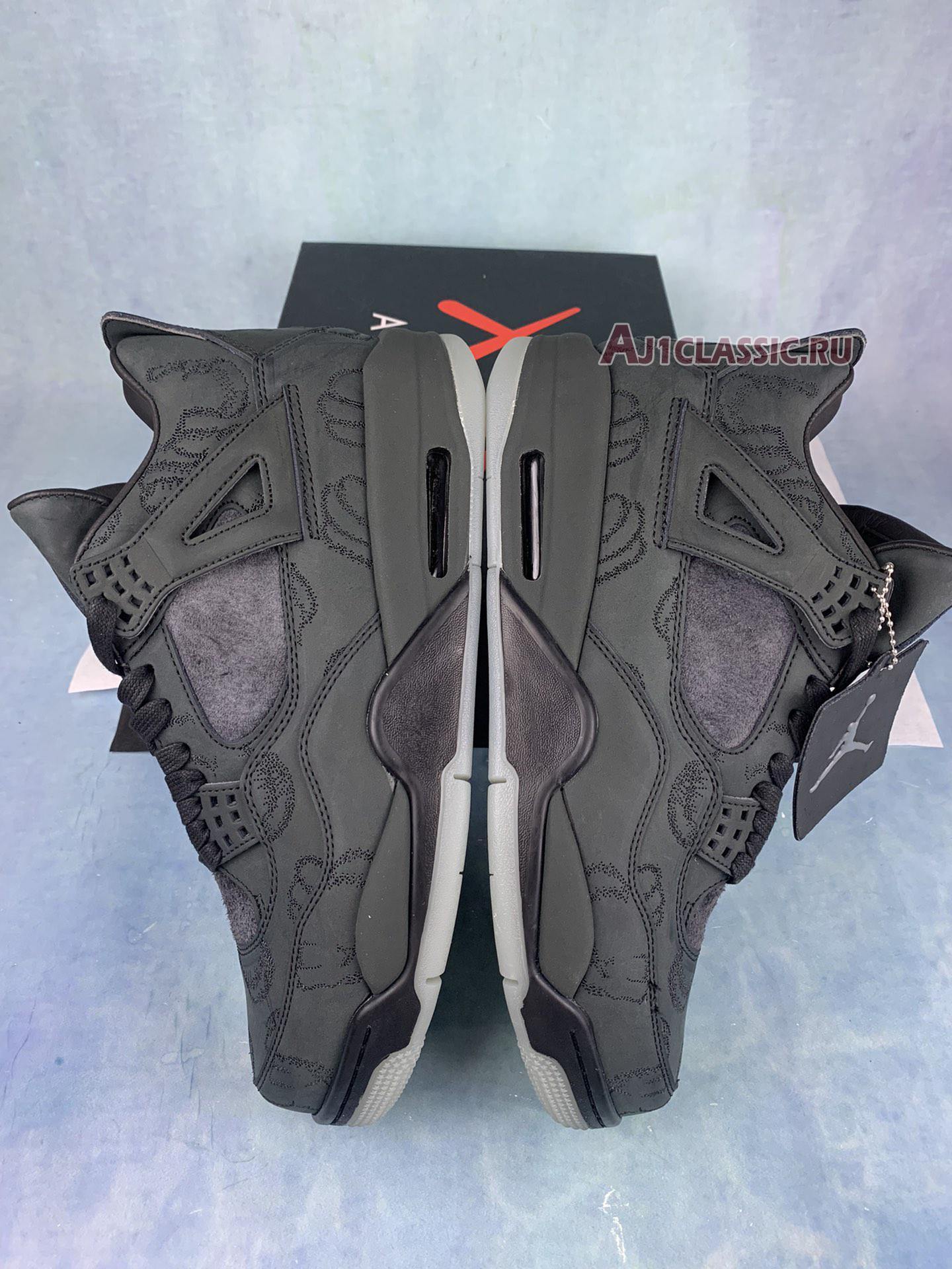 New KAWS x Air Jordan 4 Retro "Black" 930155-001-2 Shoes