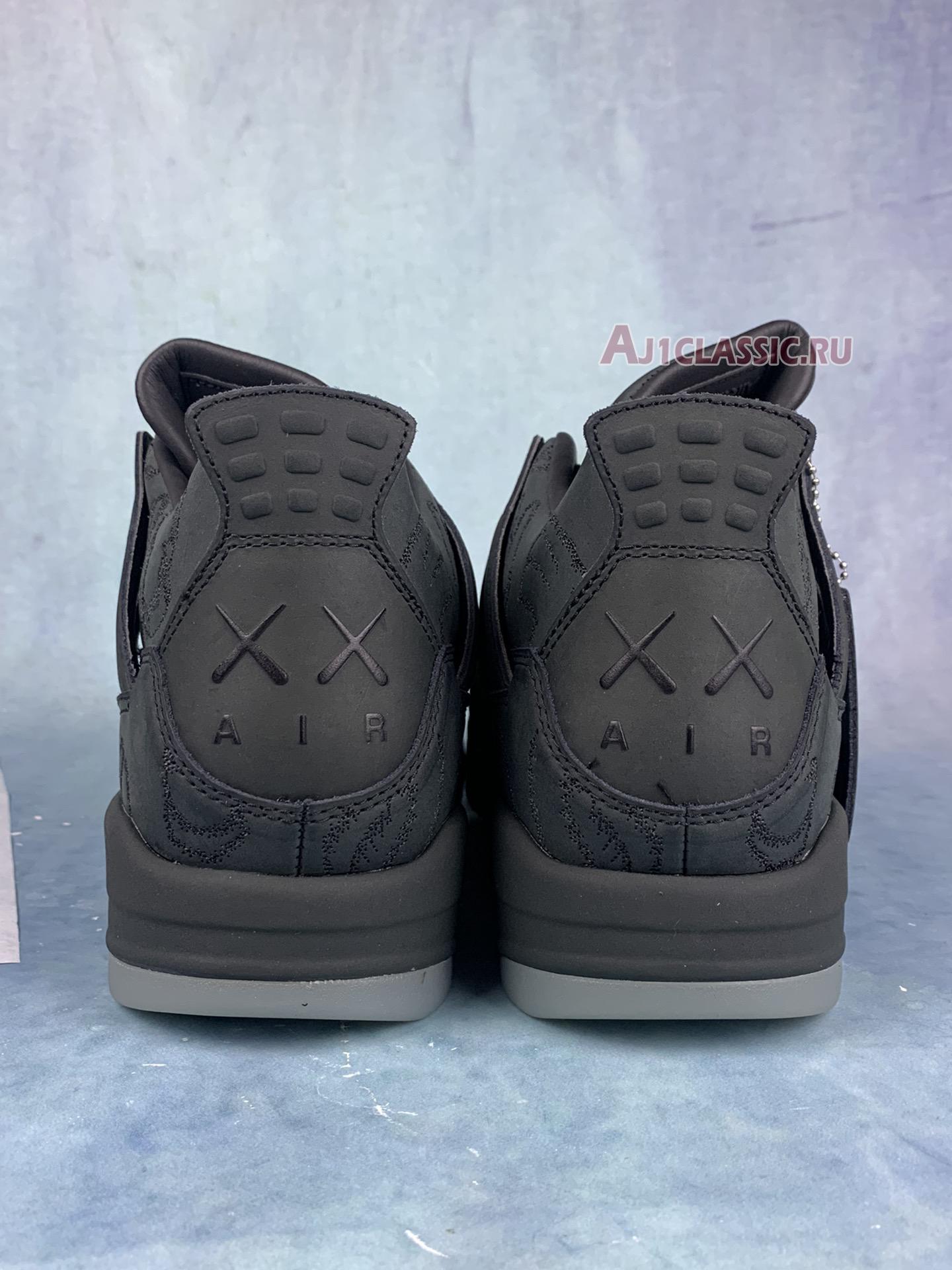 New KAWS x Air Jordan 4 Retro "Black" 930155-001-2 Shoes