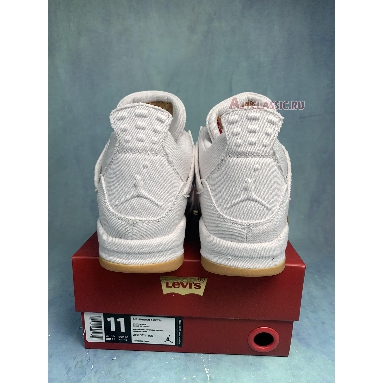 Levis x Air Jordan 4 Retro White Denim AO2571-100-2 White/White-White Sneakers