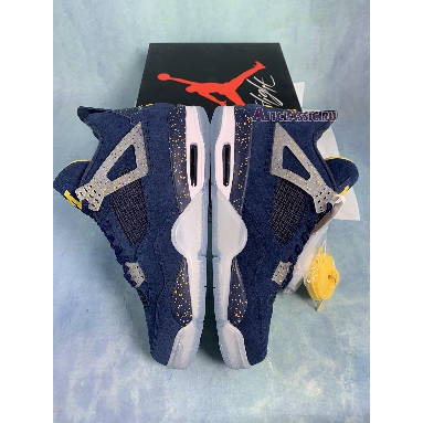 Air Jordan 4 Retro Michigan Wolverines PE AJ4-1036660 College Navy/Amarillo/White Mens Womens Shoes