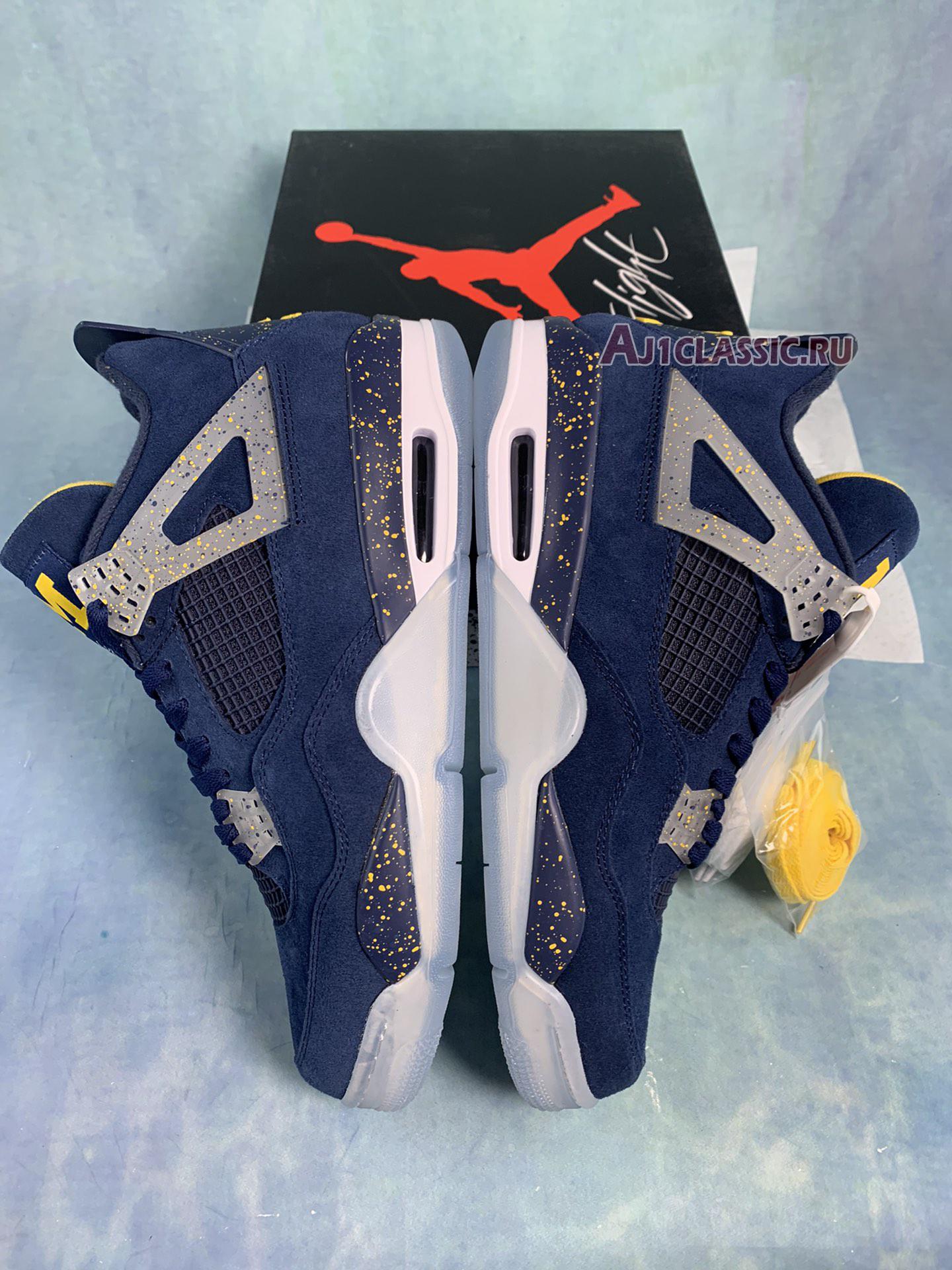 New Air Jordan 4 Retro "Michigan Wolverines" PE AJ4-1036660 Shoes