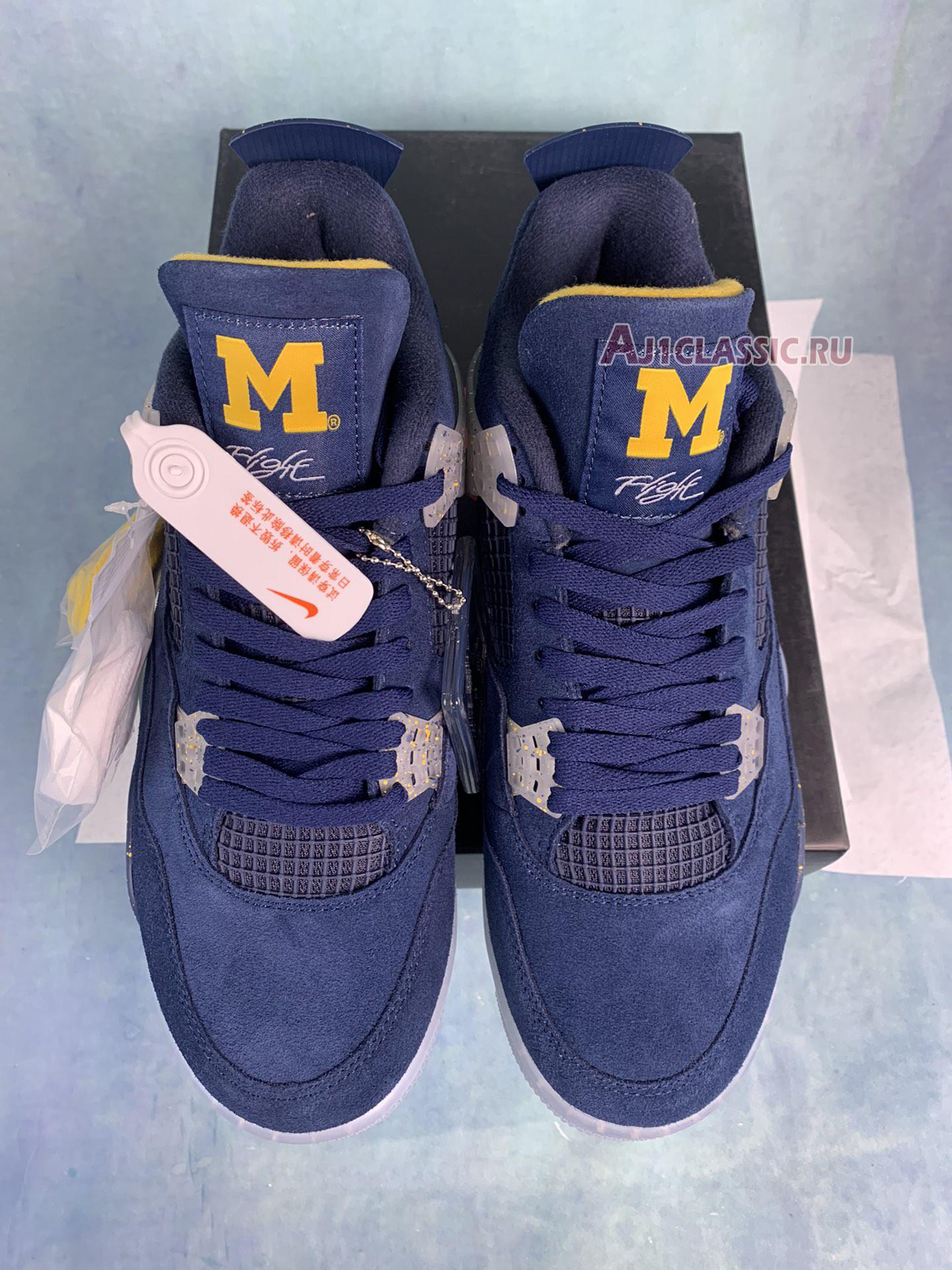 New Air Jordan 4 Retro "Michigan Wolverines" PE AJ4-1036660 Shoes