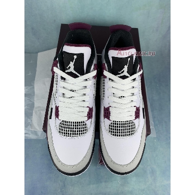 Paris Saint-Germain x Air Jordan 4 Retro Bordeaux CZ5624-100-2 White/Neutral Grey/Black/Bordeaux Mens Womens Shoes