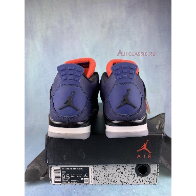 Air Jordan 4 Winter Loyal Blue CQ9597-401-2 Loyal Blue/White/Habanero Red/Black Mens Womens Shoes