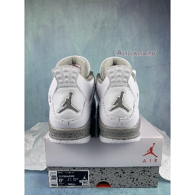 Air Jordan 4 Retro White Oreo CT8527-100-2 White/Tech Grey/Black/Fire Red Sneakers