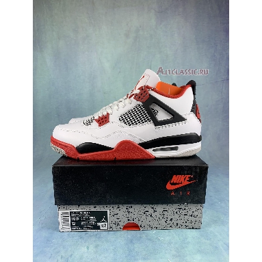 Air Jordan 4 Retro OG Fire Red DC7770-160-2 White/Black/Tech Grey/Fire Red Sneakers