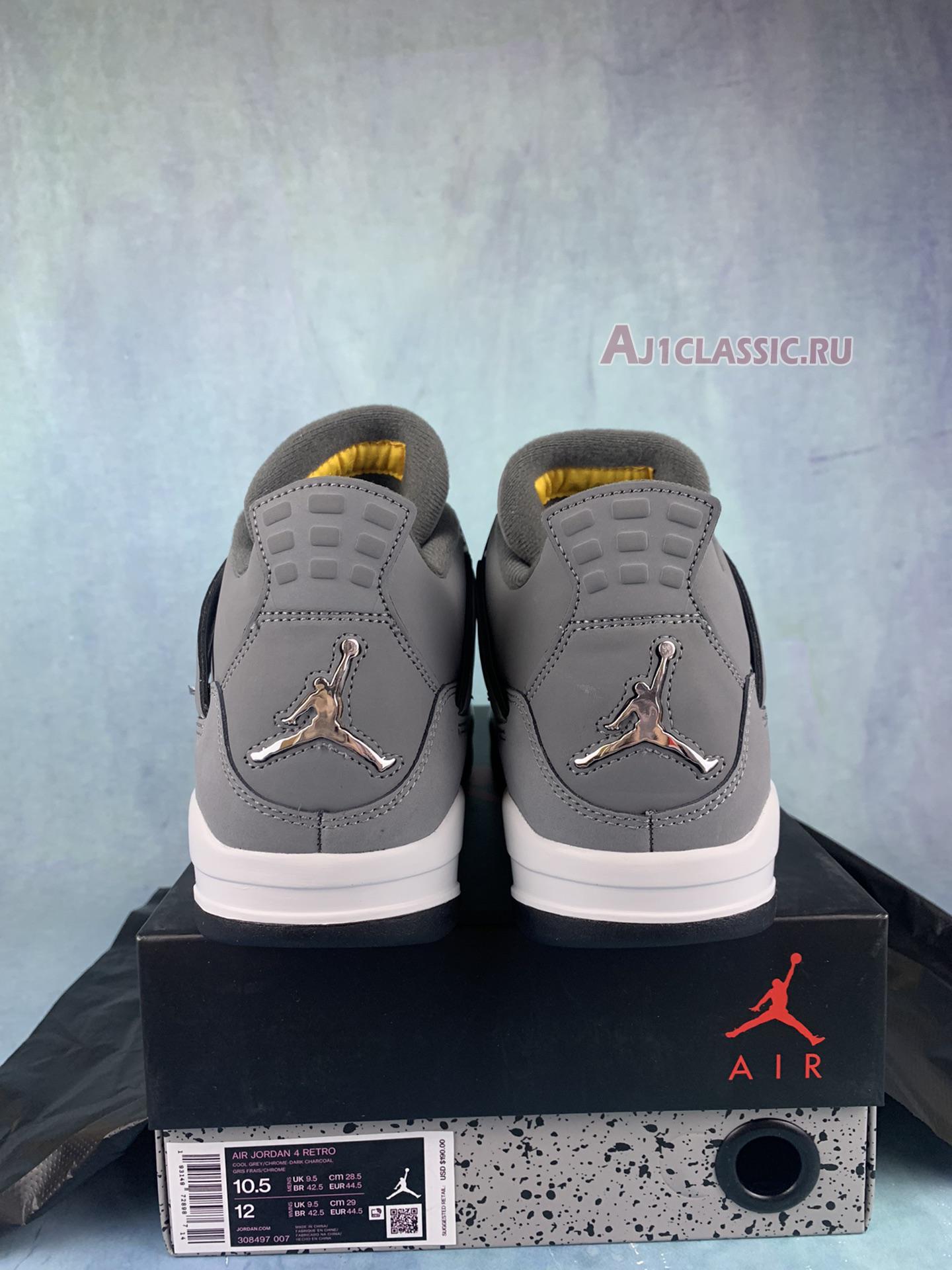 New Air Jordan 4 Retro "Cool Grey" 308497-007-2 Shoes