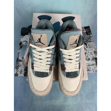 Air Jordan 4 Snorlax Custom AJ4-KNCW Slate/Vanillaice/Coffee Liquor Mens Womens Shoes