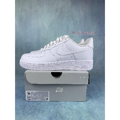 Nike Air Force 1 07 Triple White CW2288-111-3 White/White/White Mens Womens Shoes