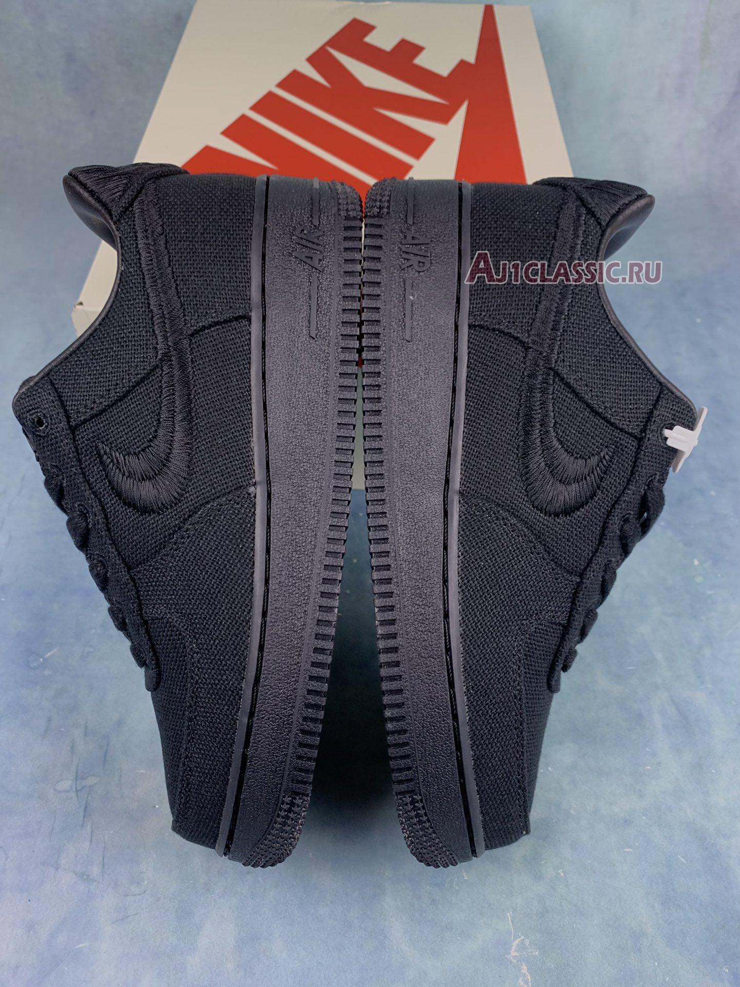 New Stussy x Nike Air Force 1 Low "Triple Black" CZ9084-001-2 Shoes