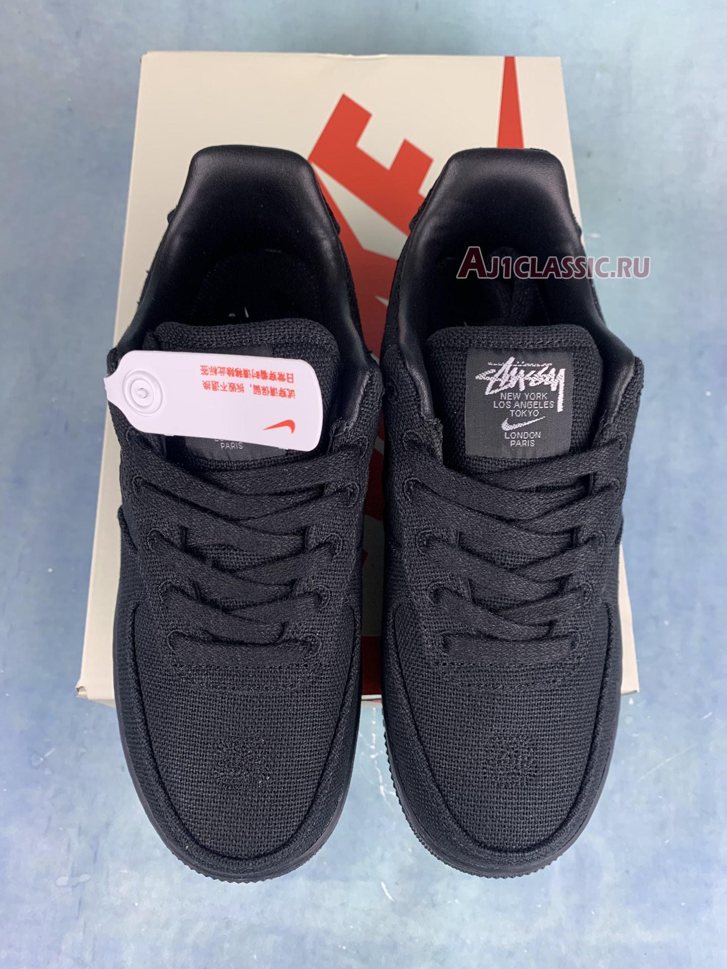 New Stussy x Nike Air Force 1 Low "Triple Black" CZ9084-001-2 Shoes