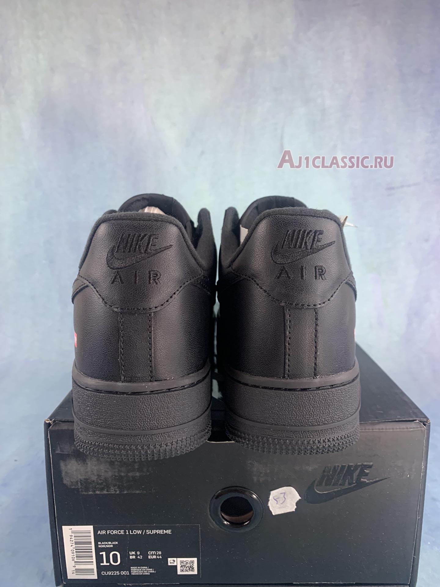 New Supreme x Nike Air Force 1 Low "Box Logo - Black" CU9225-001 Shoes