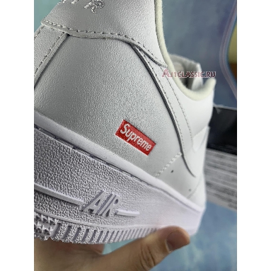 Supreme x Nike Air Force 1 Low Box Logo - White CU9225-100-2 White/White Mens Womens Shoes