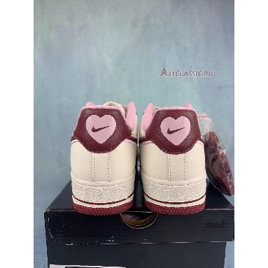 Nike Air Force 1 Low Valentines Day 2023 FD4616-161 White/Burgundy/Pink Mens Womens Shoes