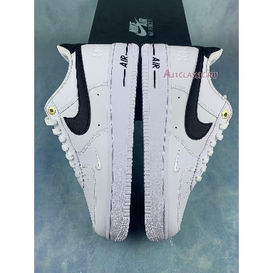 Nike Air Force 1 07 LV8 40th Anniversary - White Black DQ7658-100 White/Black/White/Metallic Gold Mens Womens Shoes