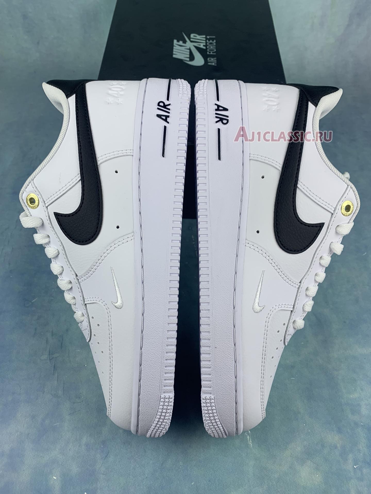 New Nike Air Force 1 07 LV8 "40th Anniversary - White Black" DQ7658-100 Shoes