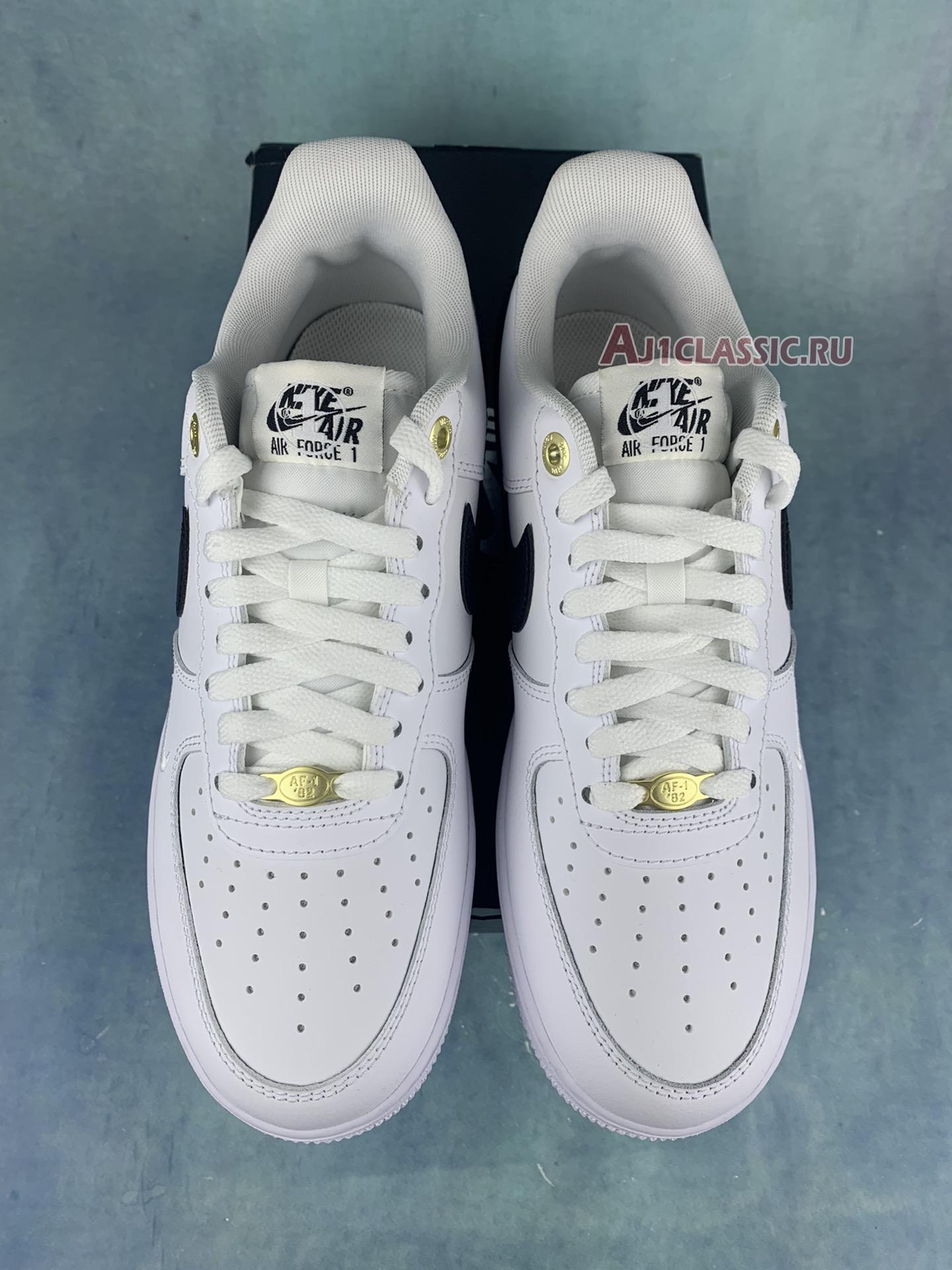 New Nike Air Force 1 07 LV8 "40th Anniversary - White Black" DQ7658-100 Shoes