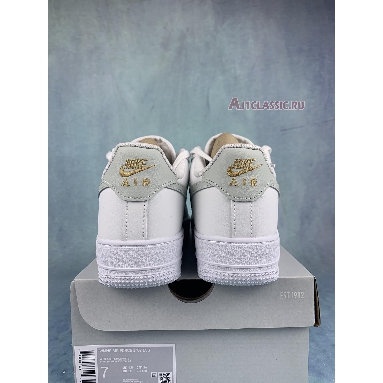 Nike Air Force 1 White Light Silver CZ0270-106-2 White/White/Light Silver/Light Silver Mens Womens Shoes