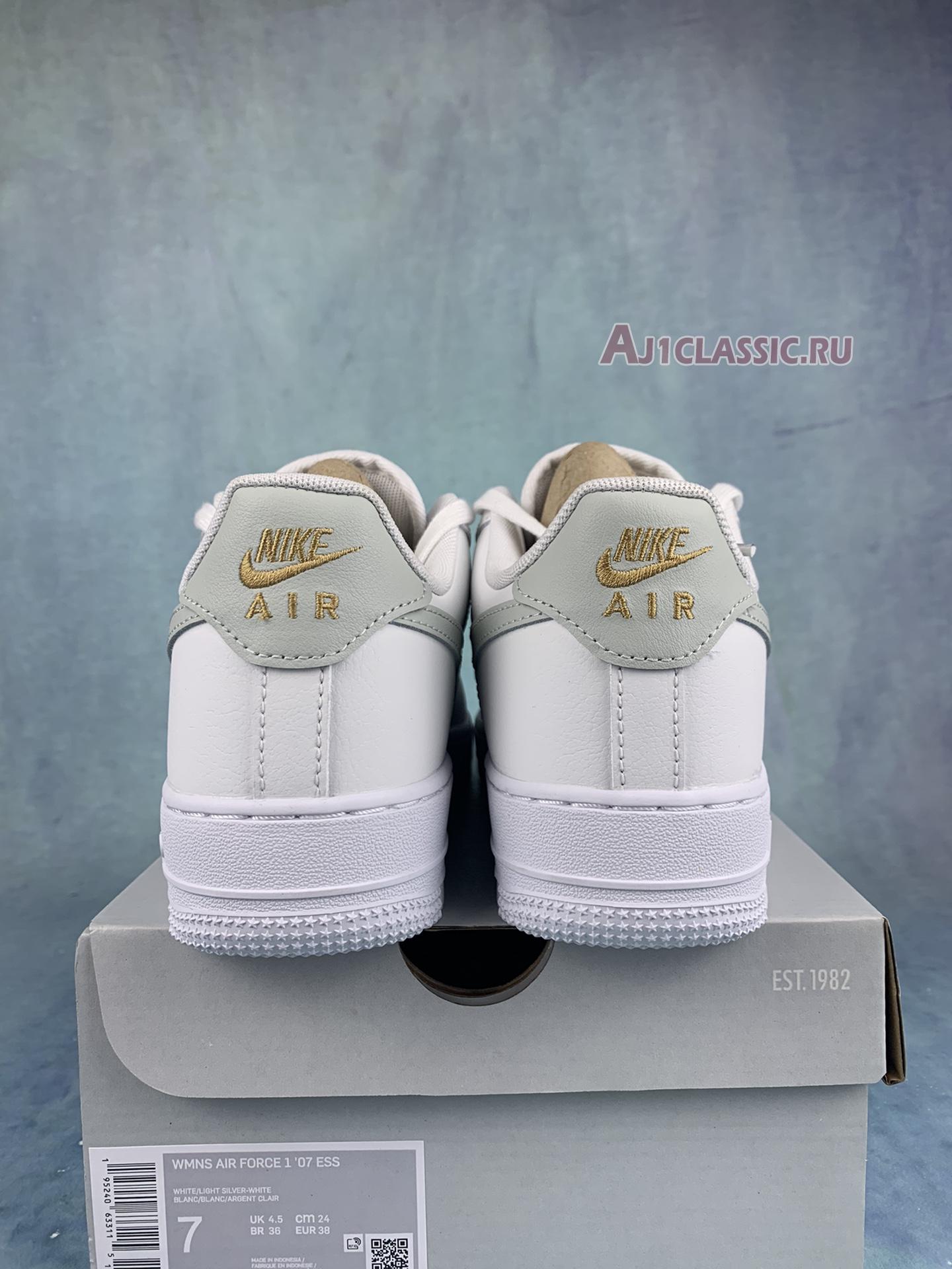 New Nike Air Force 1 "White Light Silver" CZ0270-106-2 Shoes