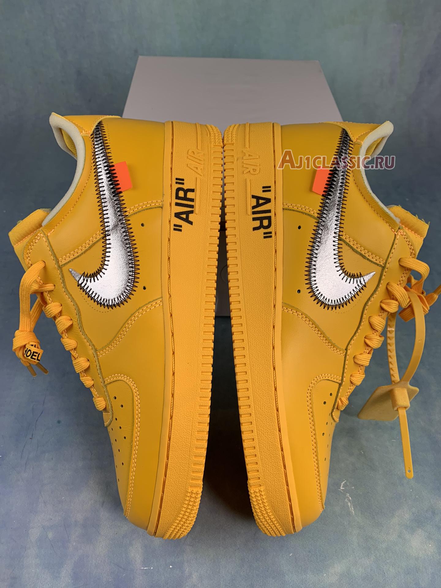 New Off-White x Nike Air Force 1 Low "Lemonade" DD1876-700-2 Shoes