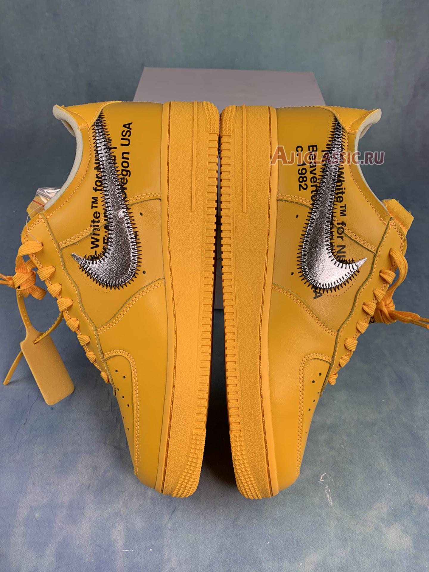 New Off-White x Nike Air Force 1 Low "Lemonade" DD1876-700-2 Shoes