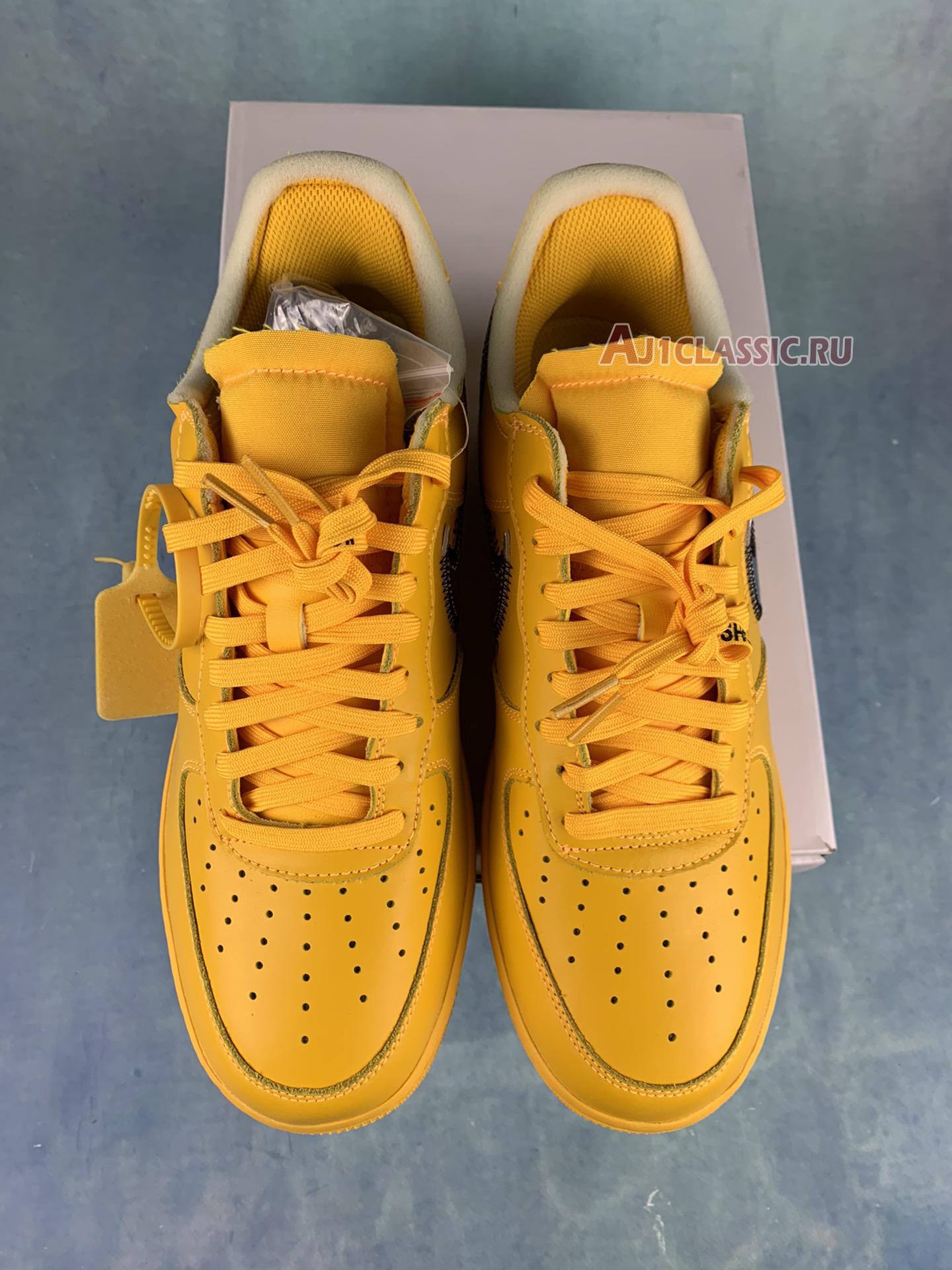 New Off-White x Nike Air Force 1 Low "Lemonade" DD1876-700-2 Shoes