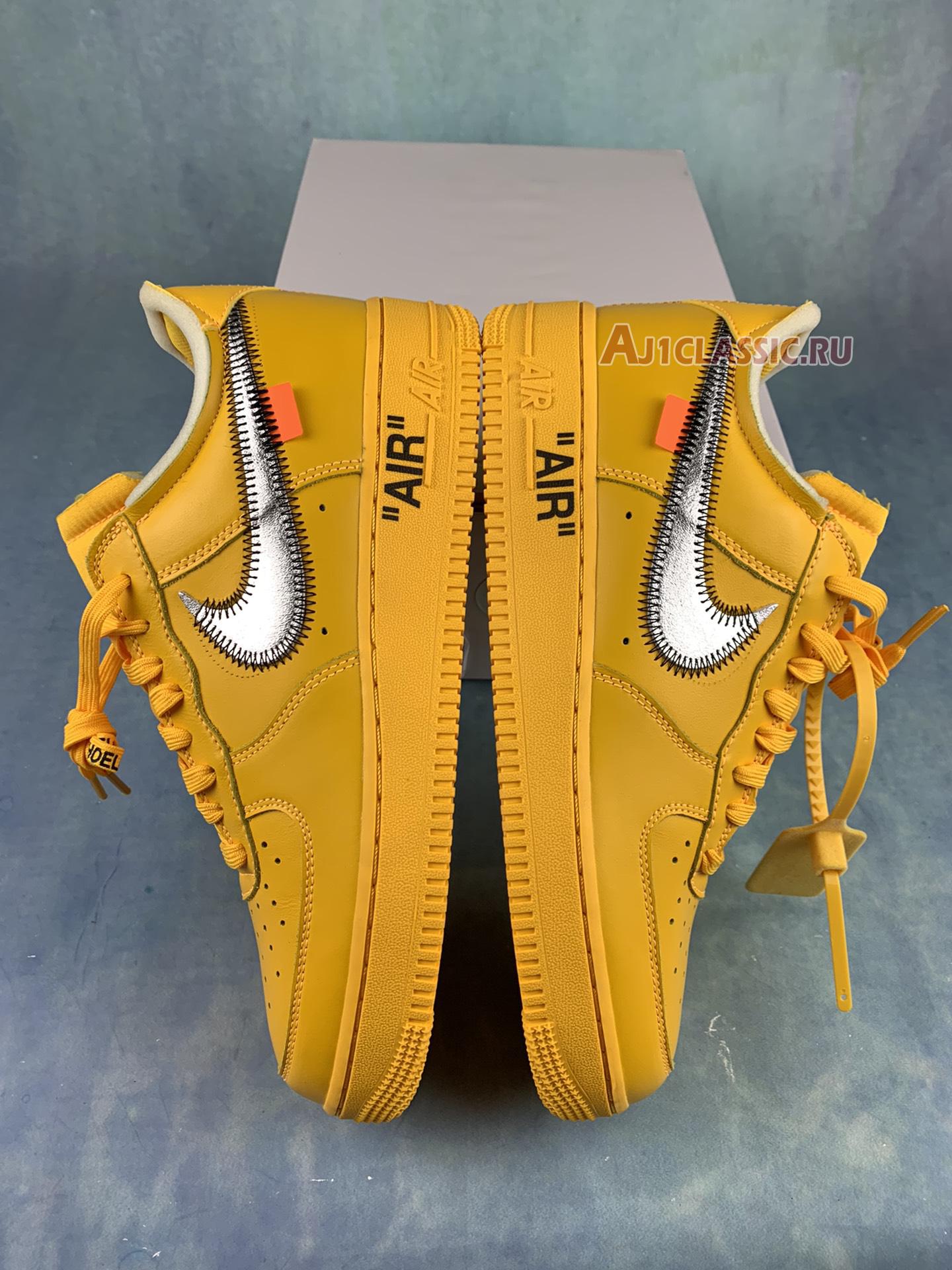 New Off-White x Nike Air Force 1 Low "Lemonade" DD1876-700-2 Shoes