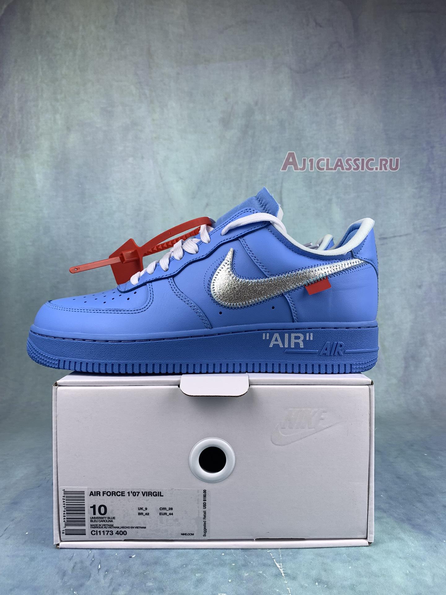 New Off-White x Air Force 1 Low 07 "MCA" CI1173-400-2 Shoes