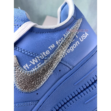 Off-White x Air Force 1 Low 07 MCA CI1173-400-2 University Blue/White-University Red-Metallic Silver Mens Womens Shoes