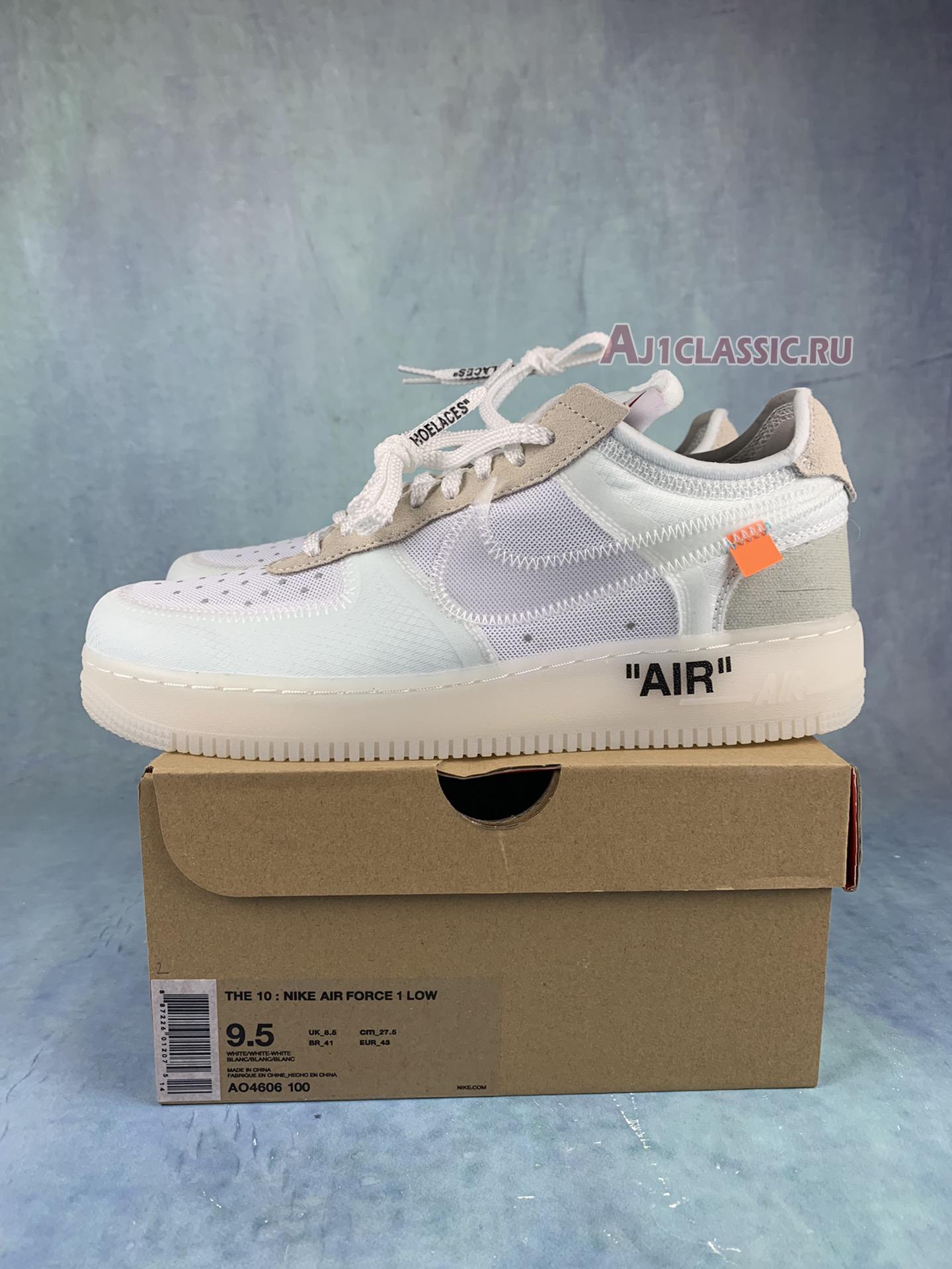 New Off-White x Air Force 1 Low "The Ten" AO4606-100-2 Shoes