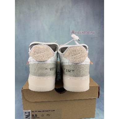 Off-White x Air Force 1 Low The Ten AO4606-100-2 White/White-Sail Mens Womens Shoes