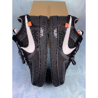 Off-White x Nike Air Force 1 Low Black AO4606-001-2 Black/White-Cone-Black Mens Womens Shoes