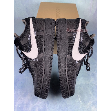 Off-White x Nike Air Force 1 Low Black AO4606-001-2 Black/White-Cone-Black Mens Womens Shoes