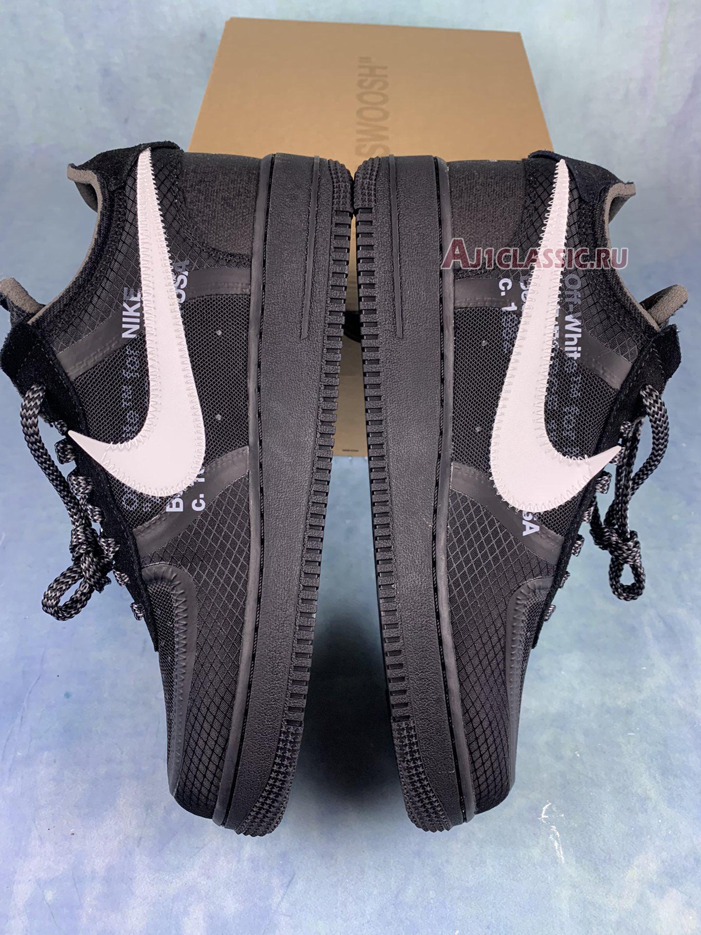 New Off-White x Nike Air Force 1 Low "Black" AO4606-001-2 Shoes