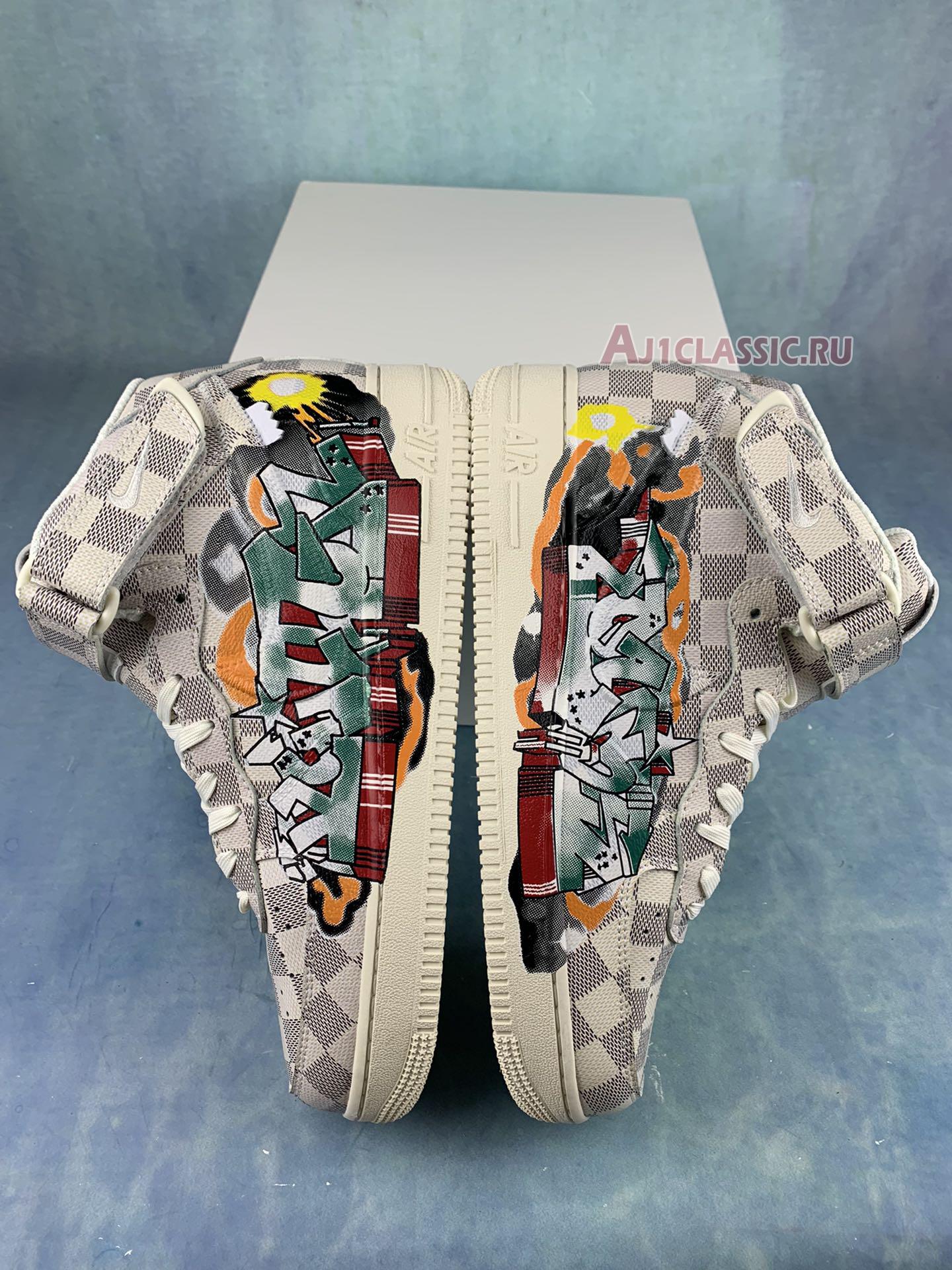 Louis Vuitton x Air Force 1 Mid "Graffiti" 1A9V-GRAFFITI-MID