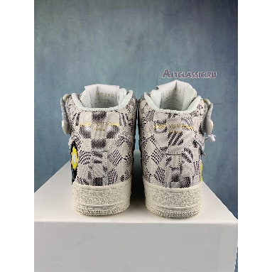 Louis Vuitton x Air Force 1 Mid Graffiti 1A9V-GRAFFITI-MID White/Damier Print Sneakers