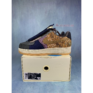 Travis Scott x Air Force 1 Low Cactus Jack CN2405-900-2 Multi-Color/Muted Bronze/Fossil Mens Womens Shoes