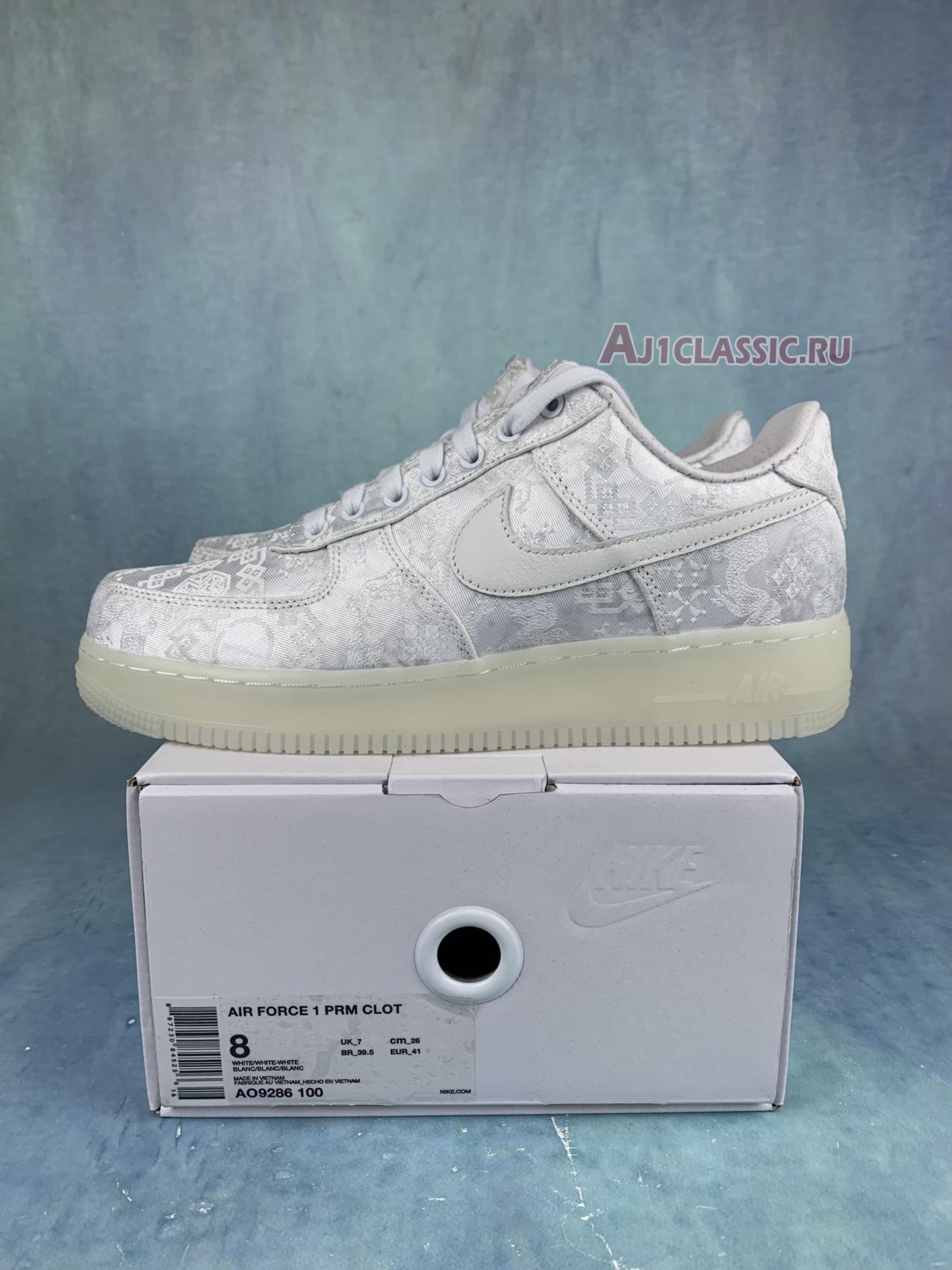 New CLOT x Air Force 1 Premium "1WORLD" AO9286-100-2 Shoes