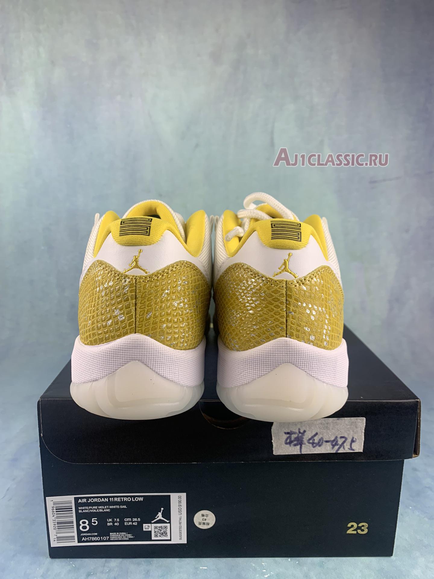 Air Jordan 11 Low "Yellow Snakeskin" AH7860-107