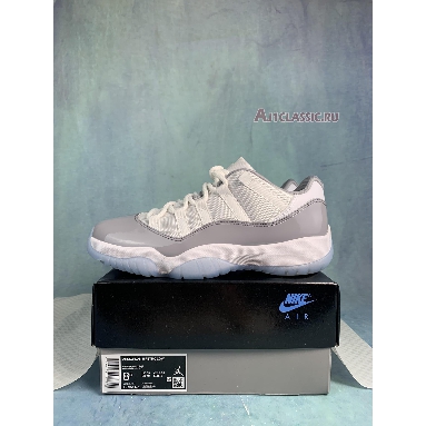 Air Jordan 11 Retro Low Cement Grey AV2187-140 White/University Blue/Cement Grey Sneakers