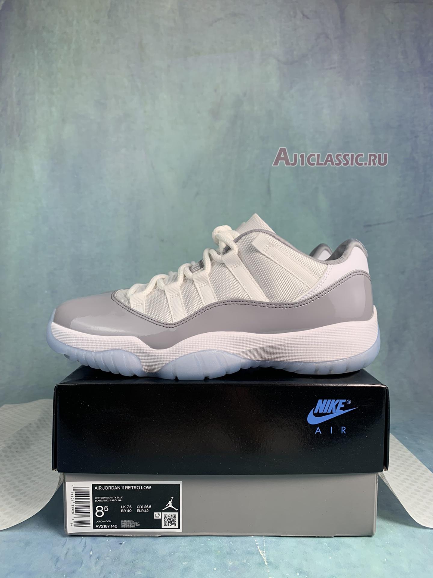 New Air Jordan 11 Retro Low "Cement Grey" AV2187-140 Shoes