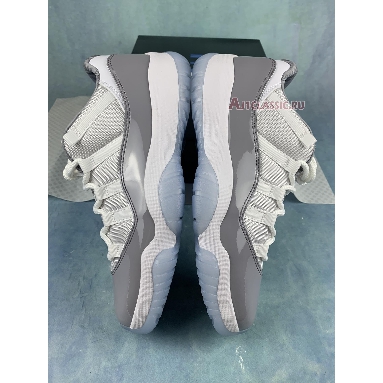 Air Jordan 11 Retro Low Cement Grey AV2187-140 White/University Blue/Cement Grey Sneakers