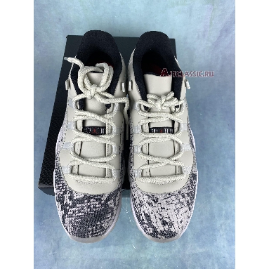 Air Jordan 11 Retro Low Light Bone Snakeskin CD6846-002-2 Light Bone/University Red-Sail-Black Sneakers