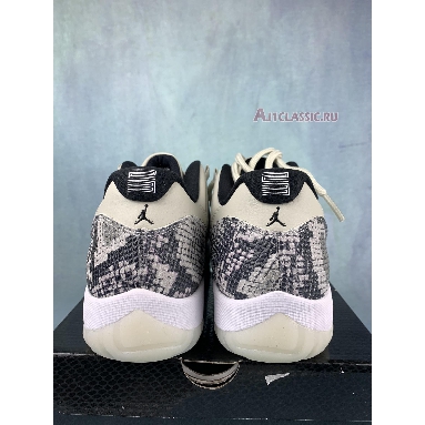 Air Jordan 11 Retro Low Light Bone Snakeskin CD6846-002-2 Light Bone/University Red-Sail-Black Sneakers