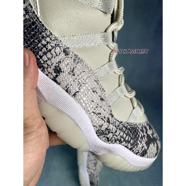 Air Jordan 11 Retro Low Light Bone Snakeskin CD6846-002-2 Light Bone/University Red-Sail-Black Sneakers