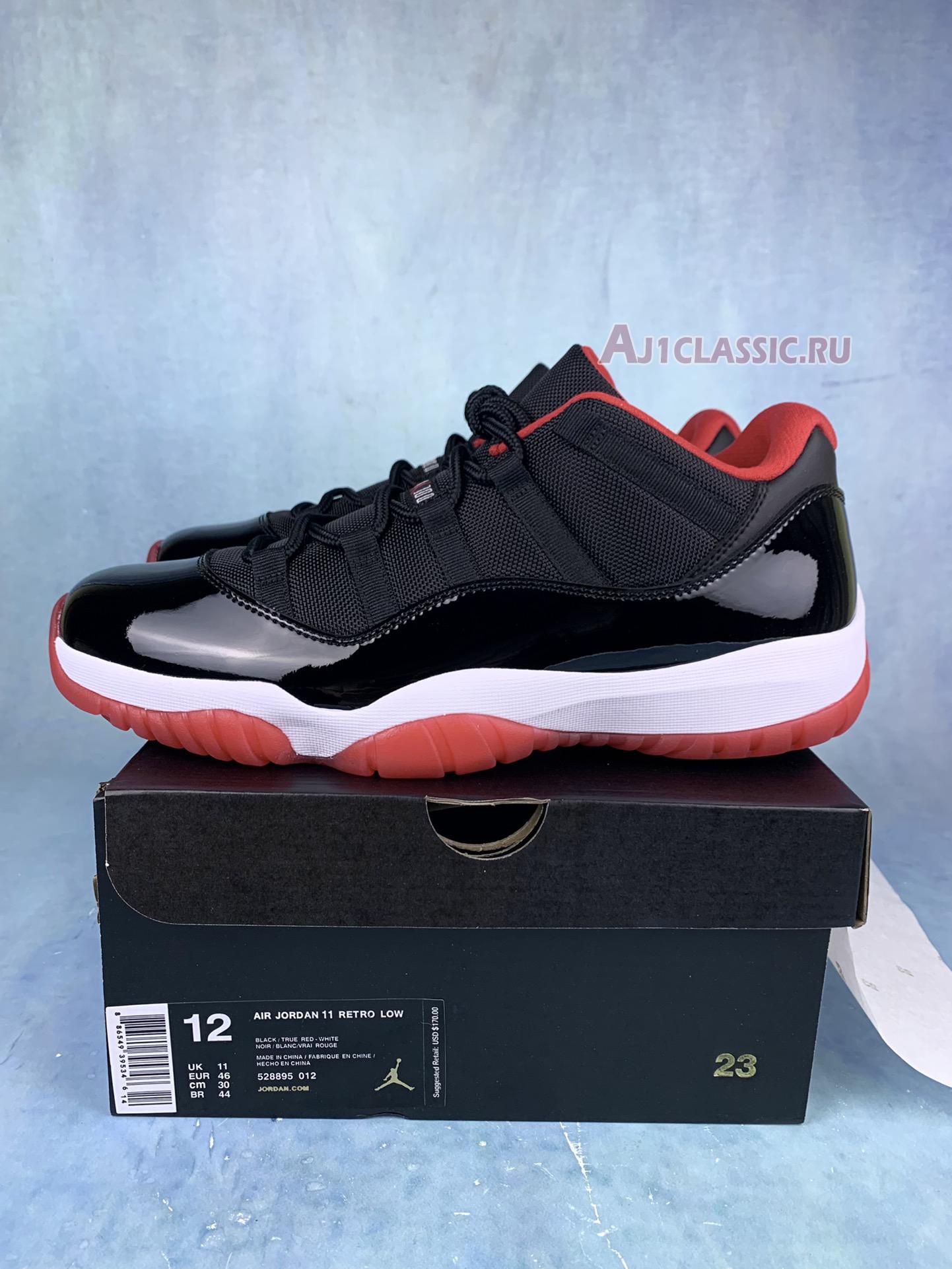 New Air Jordan 11 Retro Low "Bred" 528895-012-2 Shoes